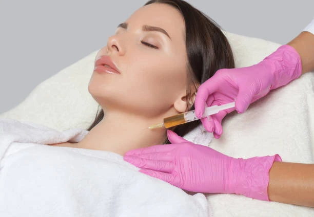 Skinbooster no pescoço